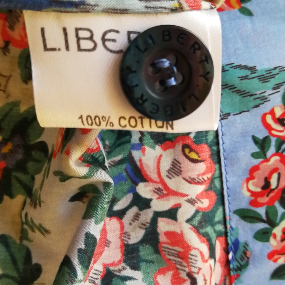 ☀️3xHP☀️Liberty| Button Down Short Shirt - Picture 6 of 7